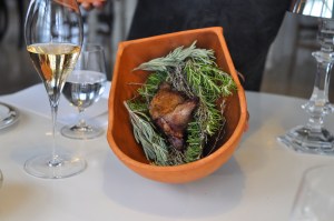 quique dacosta pigeon service presentation