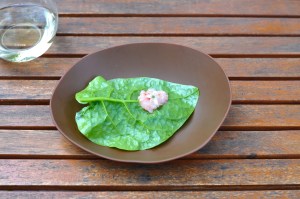 mugaritz scarlett shrimp sake lees