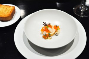 benu san francisco monkfish liver persimmon mustard