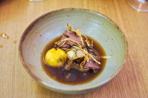 aska roots egg yolk lamb