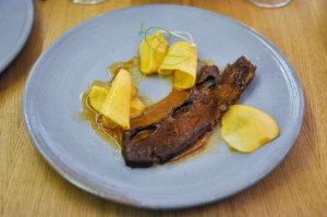 aska beef shortrib rutabaga hay