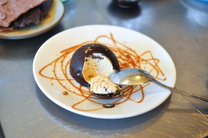 avec chicago burnt honey semifreddo