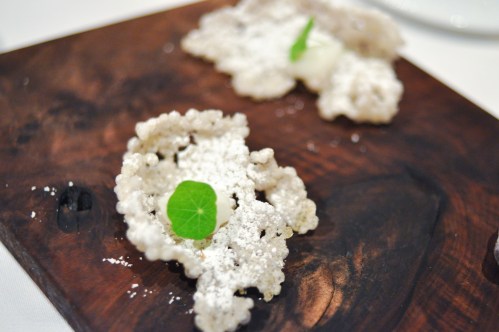 aubergine carmel tapioca coconut lime