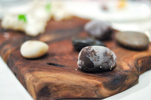 aubergine carmel chocolate mint rock