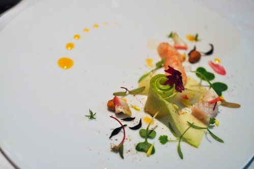 dom sao paulo langoustine zucchini