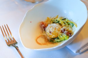 blue hill egg yolk zucchini