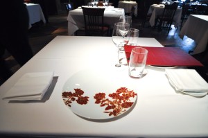 gramercy tavern table setting
