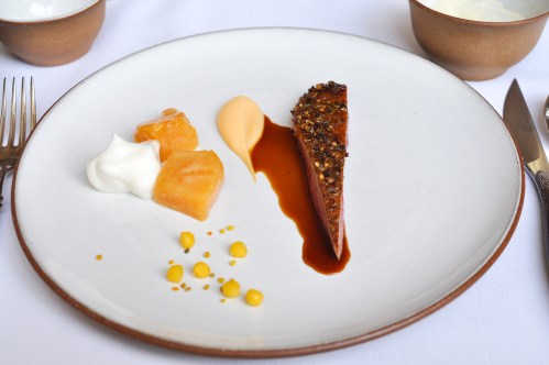 eleven madison park honey lavender glazed duck