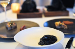 blue hill stone barns squid celery root charcoal 