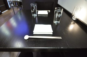sushi nakazawa table setting
