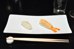 sushi nakazawa tiger prawn spearhead squid