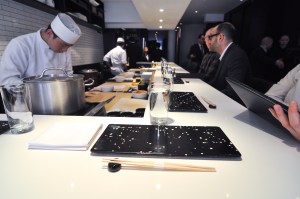 sushi nakazawa sushi counter setting