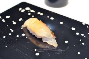 sushi nakazawa sea bream daikon