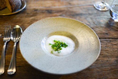 in du wulf broad bean goat cheese