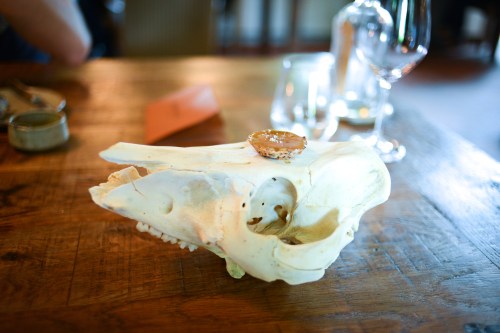 in de wulf pig brain flax seed tart