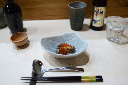 okonomi ikura soba orecchiette