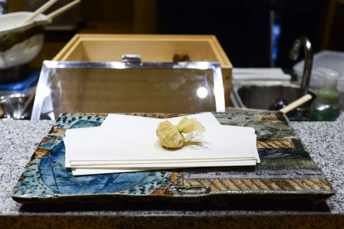 tempura matsui tofu uni